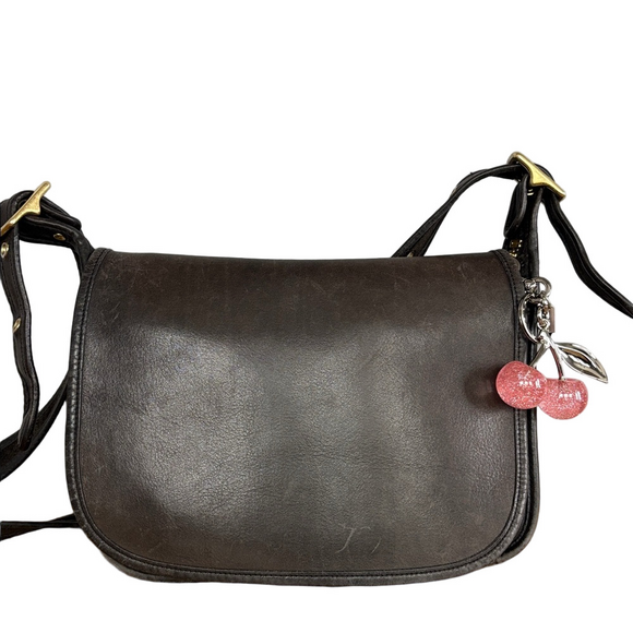 Coach Pink Glitter Cherry Charm Keychain - Picture 2 of 10